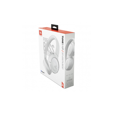Casque Bluetooth JBL Tune 510BT - JBLT510BTWHT - Blanc - Alimentation