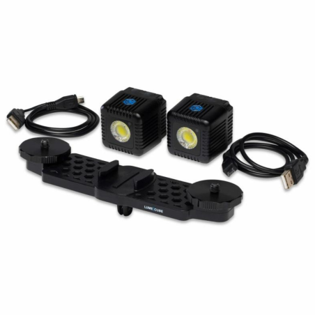 Set d'éclairage Lume Cube LC-GPAC22 – 2 lampes + support GoPro