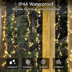 ECO Copper Wire LED String Lights USB 1.5m 100