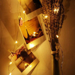 Guirlande solaire LED étoiles 100 LED 12 m | Smarty