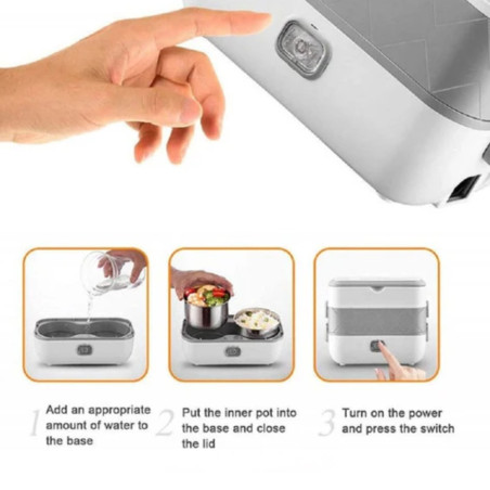 Boîte à repas électrique double couche CIAOBOSI TX-8084 – 1,5 L