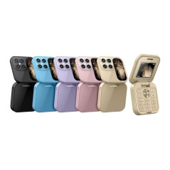 Mini téléphone ECO i17 Pro – double Nano SIM, 2 Go + 16 Go, 1,77 pouces Violet