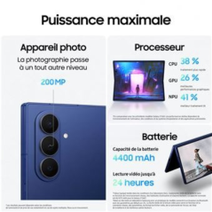 Samsung Galaxy Z Fold7 256 Go bleu | Smarty
