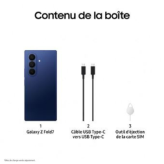 Samsung Galaxy Z Fold7 256 Go bleu | Smarty