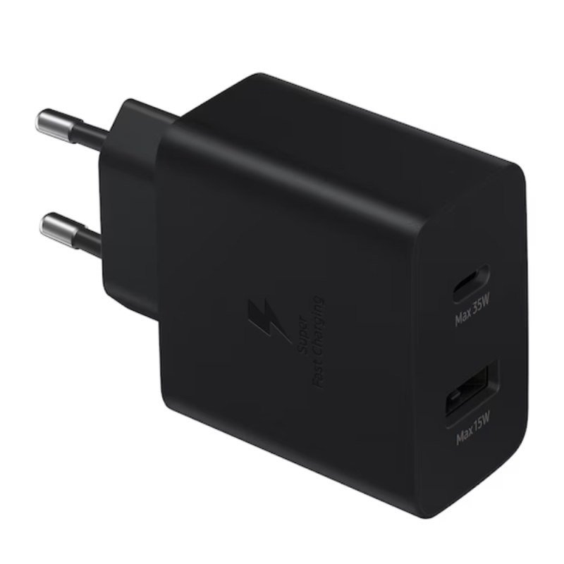 Samsung Chargeur secteur EP-TA220 – USB-C + USB 35W Noir