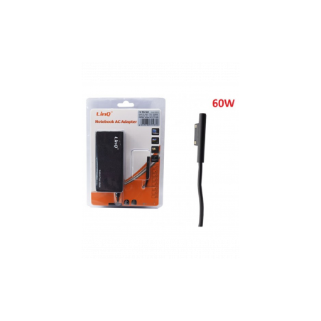 Chargeur Secteur PC Microsoft Surface - Type L - 60W / 15V 4.0A - LinQ