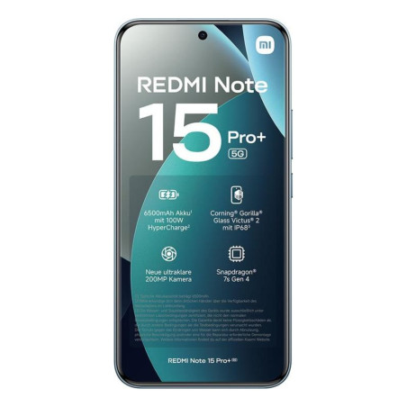 Xiaomi Redmi Note 15 Pro+ 5G – 12 Go 512 Go Bleu