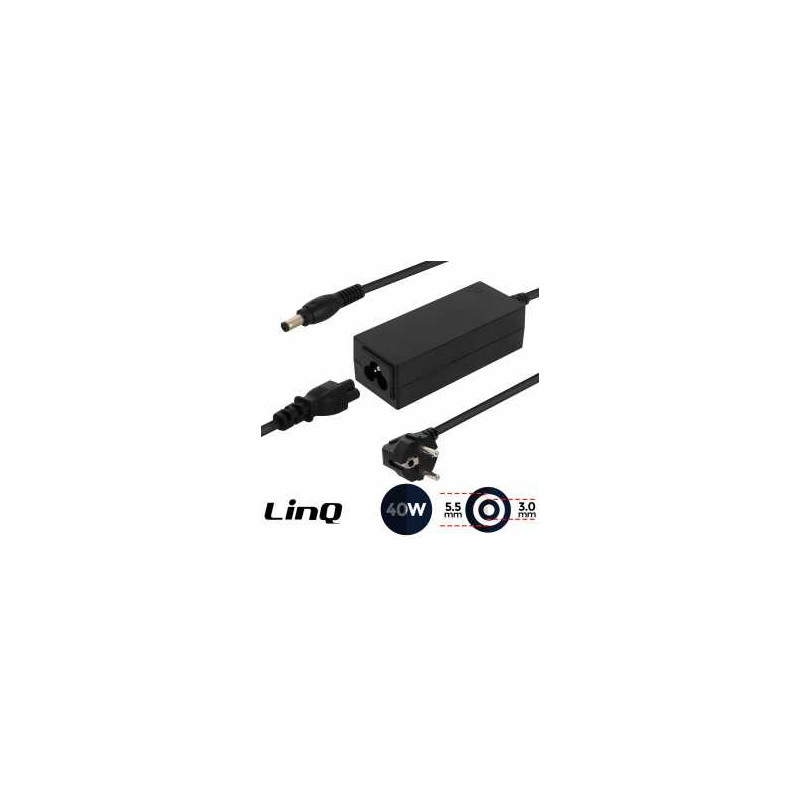 Chargeur Secteur PC Samsung 40W / 19V 2.1A Embout 5.5*3.0mm LinQ SM-4030 Chargeur Secteur PC Samsung 40W / 19V 2.1A Embout 5.5*3.0mm LinQ SM-4030
