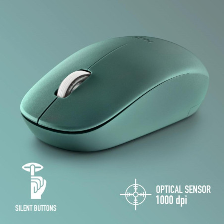 Souris sans fil NGS Fog Pro – 2,4 GHz Vert