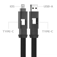 Câble de chargement USB 4-en-1 magnétique | Smarty