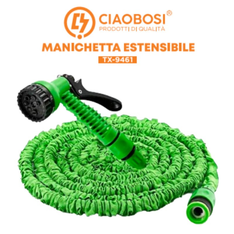 Tuyau d'arrosage extensible CIAOBOSI TX-9461 – 38 m