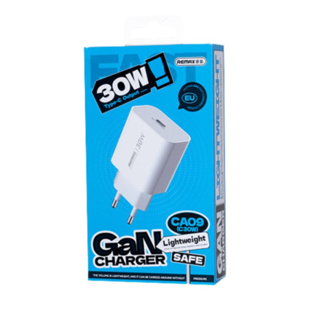 Chargeur secteur Remax CA09 – USB-C GaN 30W