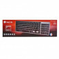 Clavier Bluetooth Rechargeable Français AZERTY - NGS - Noir et Gris