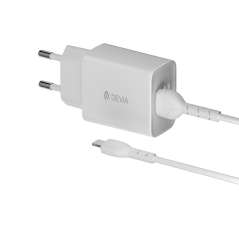 Kit chargeur Devia 12W double USB Lightning