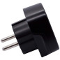 Adaptateur prise ECO – UK vers EU 3250W 13A 250V Noir Adaptateur prise ECO – UK vers EU 3250W 13A 250V Noir