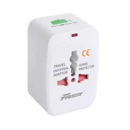 Adaptateur voyage FASR AD7 10A blanc | Smarty
