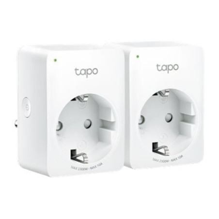 Prise connectée mini Wi-Fi TP-Link Tapo P100 V2 – 2300 W/10 A Pack de 2