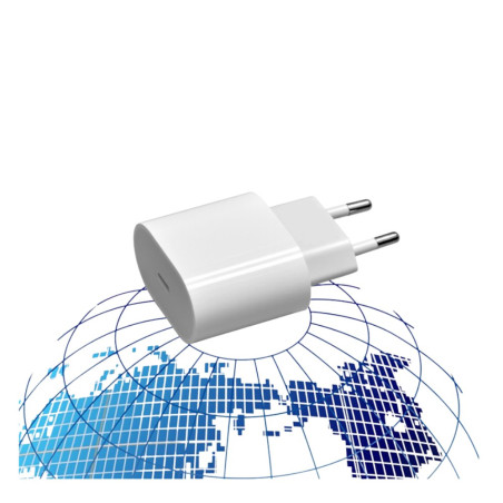Chargeur secteur EGA H5008x – USB-C PD 20W Blanc