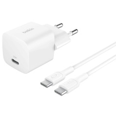 Belkin USB-C Wall Charger with Cable – 25W 1m WCA012KQ1MWH-B6