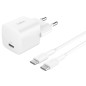 Belkin chargeur secteur USB-C avec câble – 25 W 1 m WCA012KQ1MWH-B6