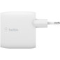 Belkin chargeur secteur avec câble USB-C vers USB-A – 24 W WCE001VF1MWH Belkin chargeur secteur avec câble USB-C vers USB-A – 24 W WCE001VF1MWH