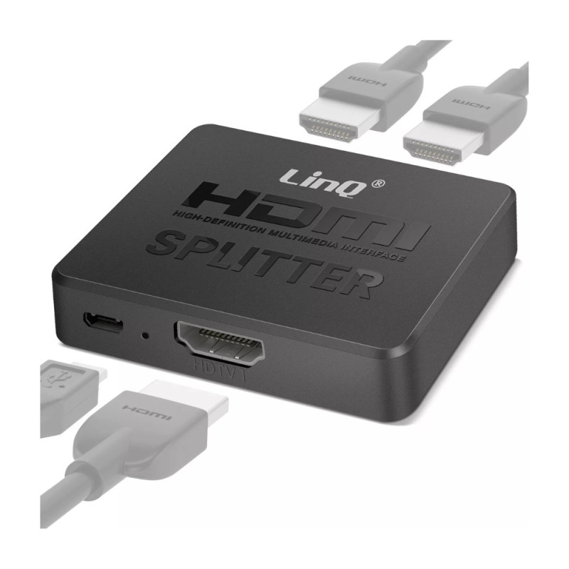 Splitter HDMI LinQ VK3341 – 4K, 1 entrée / 2 sorties Splitter HDMI LinQ VK3341 – 4K, 1 entrée / 2 sorties