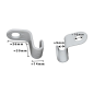 Hanger Hooks ECO – 4.4 x 1.9 cm, white Hanger Hooks ECO – 4.4 x 1.9 cm, white