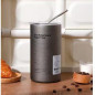 Insulated Bottle ECO with Stainless Steel Straw – 350ml, Gray Insulated Bottle ECO with Stainless Steel Straw – 350ml, Gray