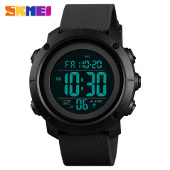 Black Sport Electronic Watch Dual Display