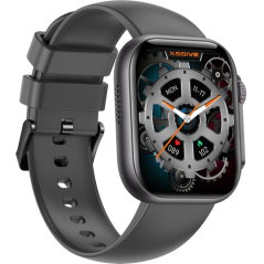 AMOLED HD Smartwatch XSSIVE XSS-SW6B – Black silicone strap