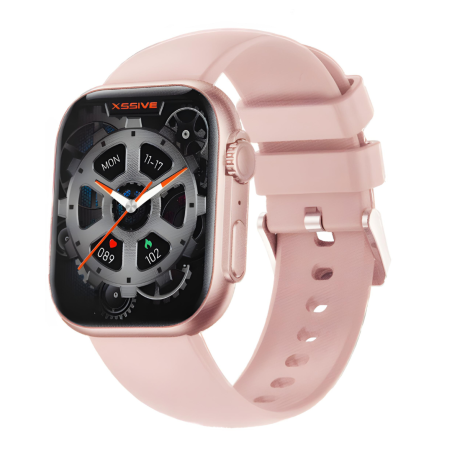 Smartwatch XSSIVE XSS-SW6RG – HD AMOLED display, silicone strap, rose gold