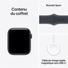Apple Watch SE 3 GPS 44 mm Minuit | Smarty