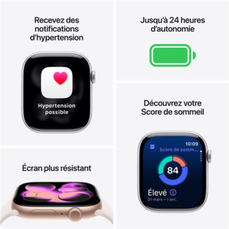 Apple Watch Series 11 GPS 42mm – Space Gray Aluminum Sport Band M/L