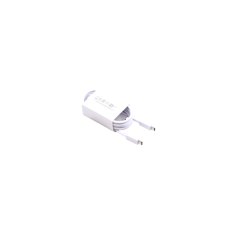 Câble Type-C / Type-C Samsung EP-DX510JWE 5A - 1.8M - Blanc (VRAC) Câble Type-C / Type-C Samsung EP-DX510JWE 5A - 1.8M - Blanc (VRAC)