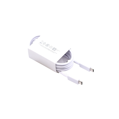 Câble Type-C / Type-C Samsung EP-DX510JWE 5A - 1.8M - Blanc (VRAC) - A