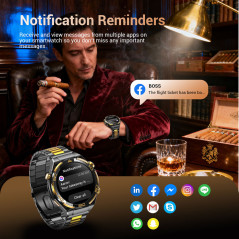 Montre Blackview W90 Pro 1,43 AMOLED Noir