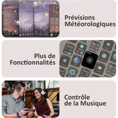 Montre Blackview R50 grise 100+ modes | Smarty