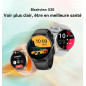 Montre connectée Blackview X20 – AMOLED 1,43 pouces Argent