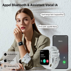 Montre Blackview R30 Max bleue LED | Smarty