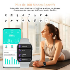 Montre Blackview R30 Max bleue LED | Smarty