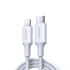 Câble USB-C / Lightning - UGREEN 10493 - 1M (MFi) - Alimentation Réf. A