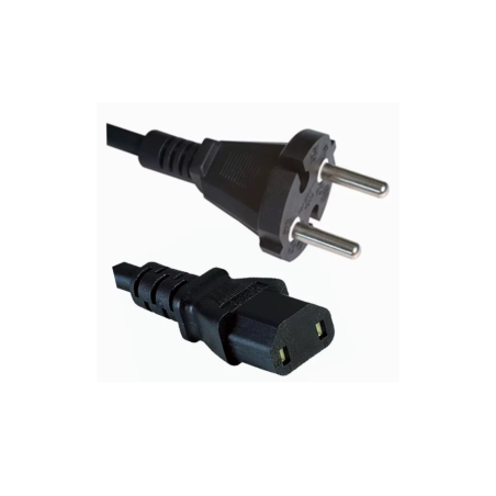 Câble d'alimentation PC Moniteur Europeen avec 2 broches vers IEC LinQ