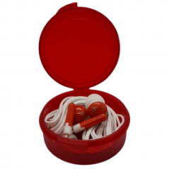 Ecouteurs Filaires Jack 3.5mm Intra Auriculaire + Boîte de Rangement -