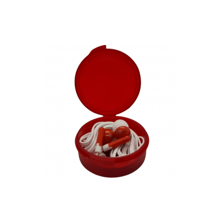 Ecouteurs Filaires Jack 3.5mm Intra Auriculaire + Boîte de Rangement -