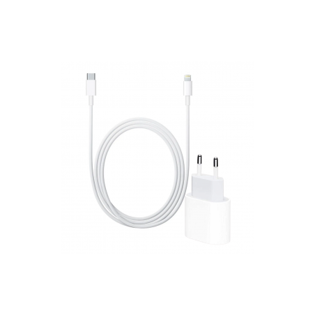 Kit Chargeur Câble USB-C / Lightning 20W (Apple) - Vrac — Apple · Smarty Paris 18e
