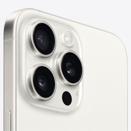 Apple iPhone 15 Pro – 128 Go Titane blanc, Grade A · Reconditionné