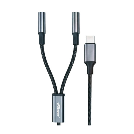 Câble adaptateur USB-C vers double jack FASR FS-AB14 – 3,5 mm
