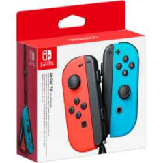 Paire de Manettes Joy-Con Switch Nintendo Rouge/Droite Bleue Néon - Al