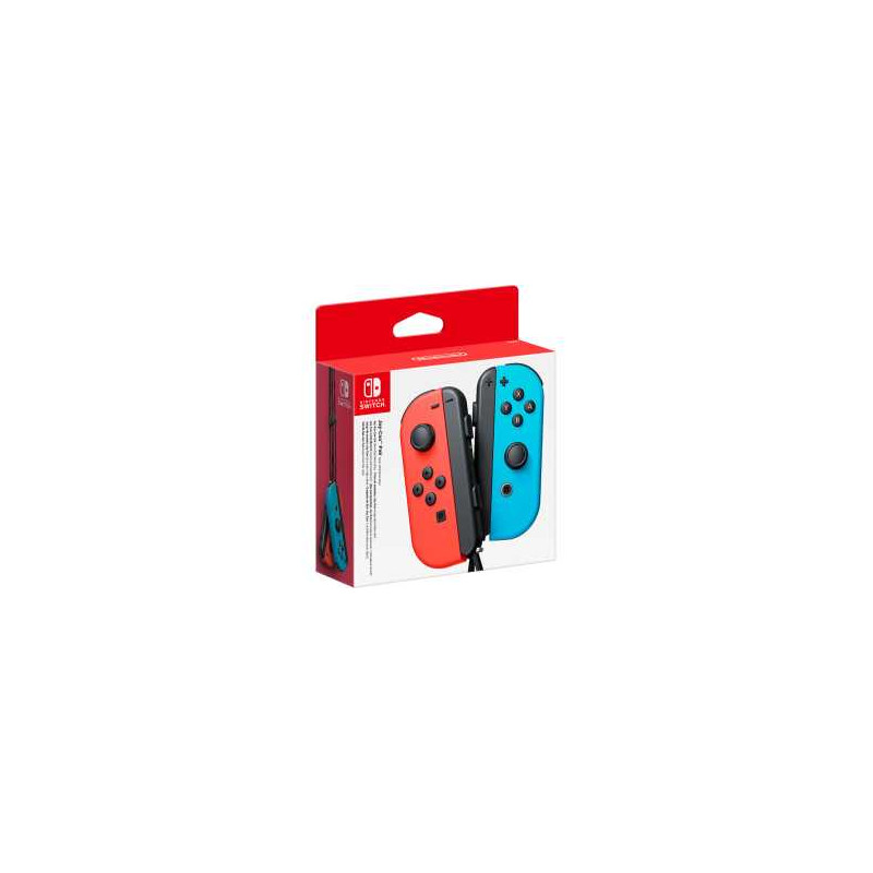 Paire de Manettes Joy-Con Switch Nintendo Rouge/Droite Bleue Néon