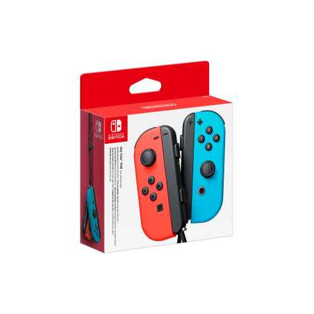 Paire de Manettes Joy-Con Switch Nintendo Rouge/Droite Bleue Néon - Al